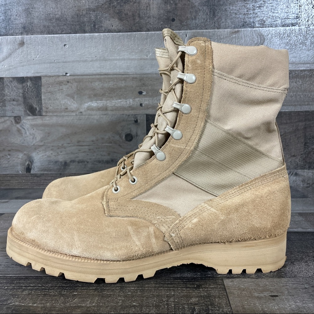 Altama Desert Tan Military Combat Boots Vibram Boots PJ 07-07 5200 - Picture 3 of 11